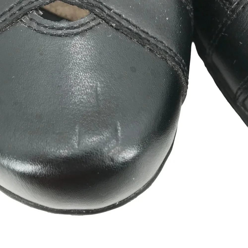 Thom McAn Womens Black Dorthey Adjustable Strap Loafer Size 8W 4895137741287 - Picture 10 of 12
